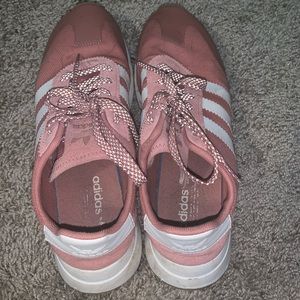 worn a couple times size 9 adidas tennis shoes